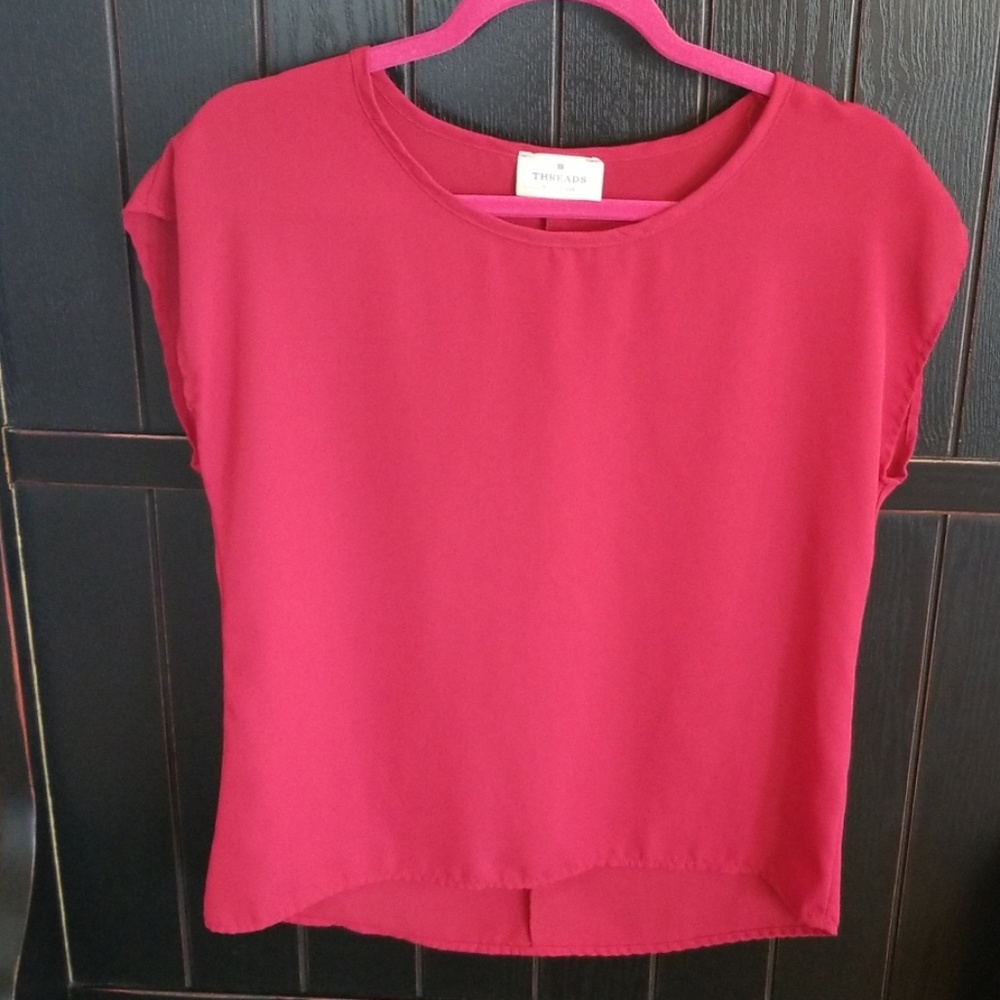 Red blouse